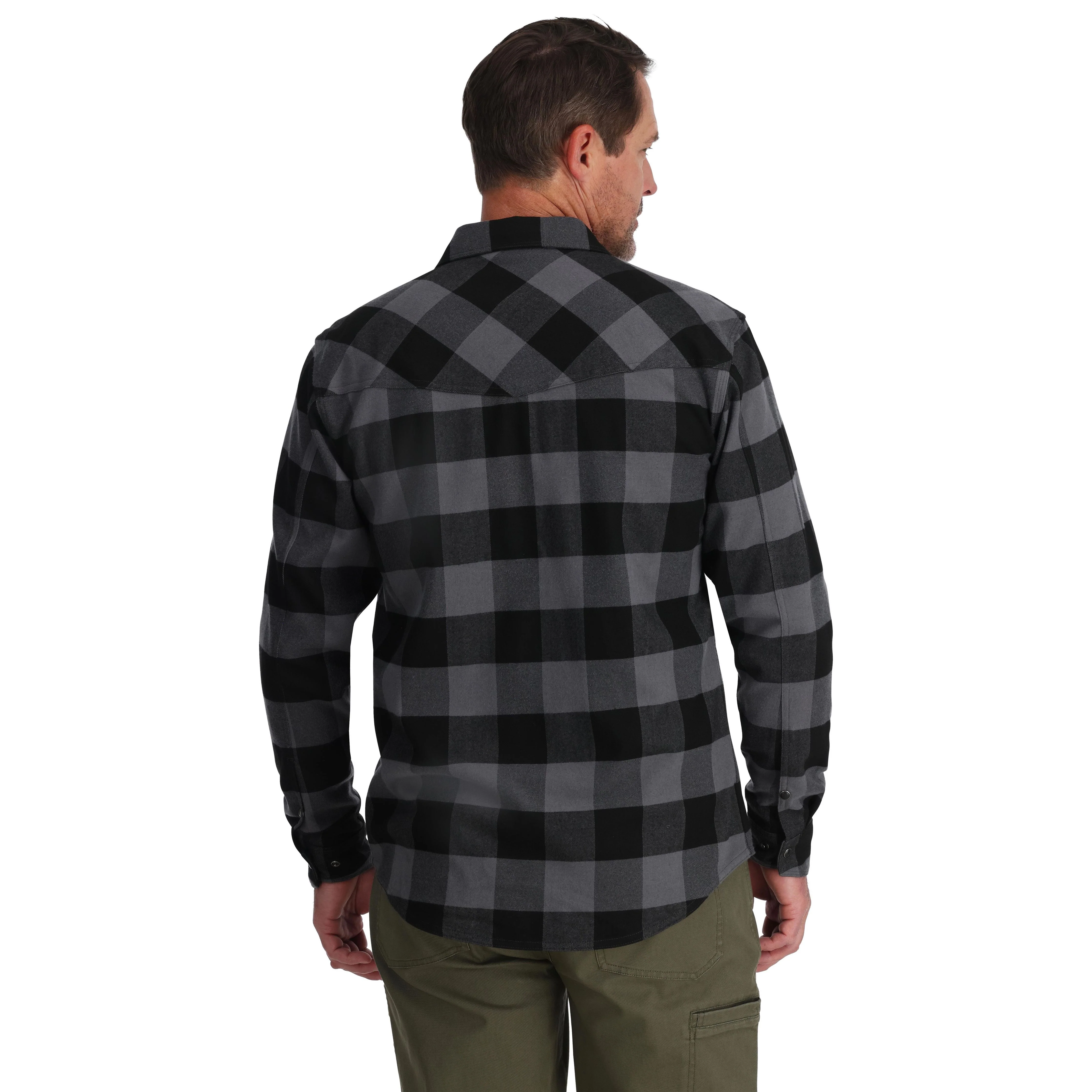 Simms Gallatin Flannel Long Sleeve Shirt - Image 4