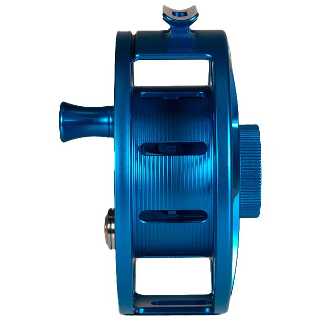 Hatch Custom Kaiju Blue Iconic Limited Edition Large Arbor Fly Reel 9 Plus - Image 5