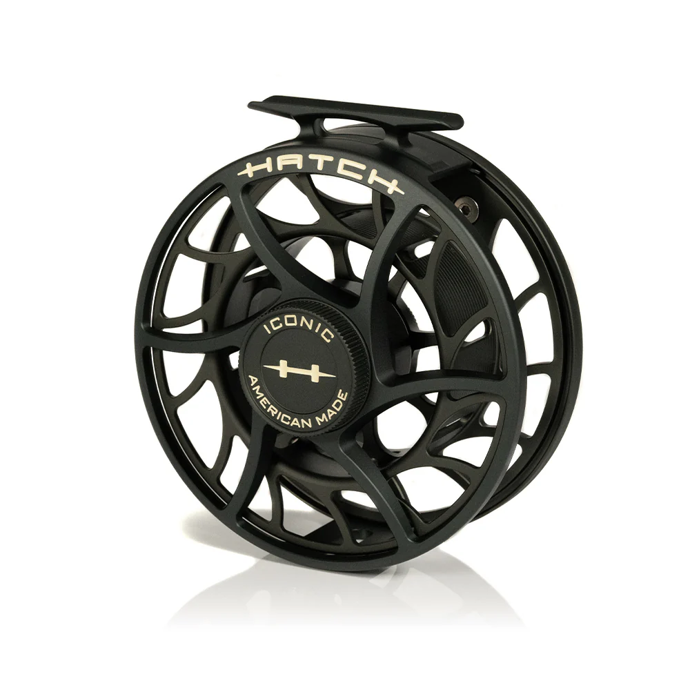 Hatch Gargoyle Green Iconic Limited Edition 11 Plus Large Arbor Fly Reel - Image 2