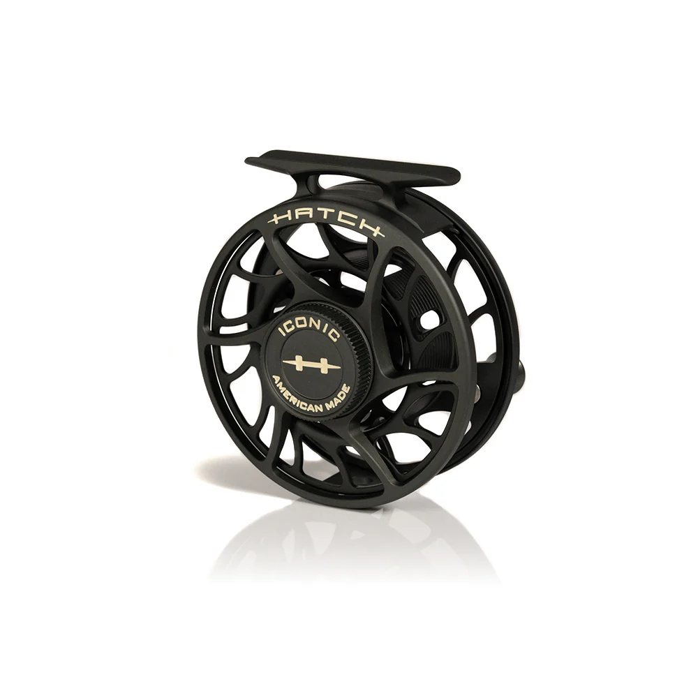 Hatch Gargoyle Green Iconic Limited Edition 4 Plus Large Arbor Fly Reel - Image 2