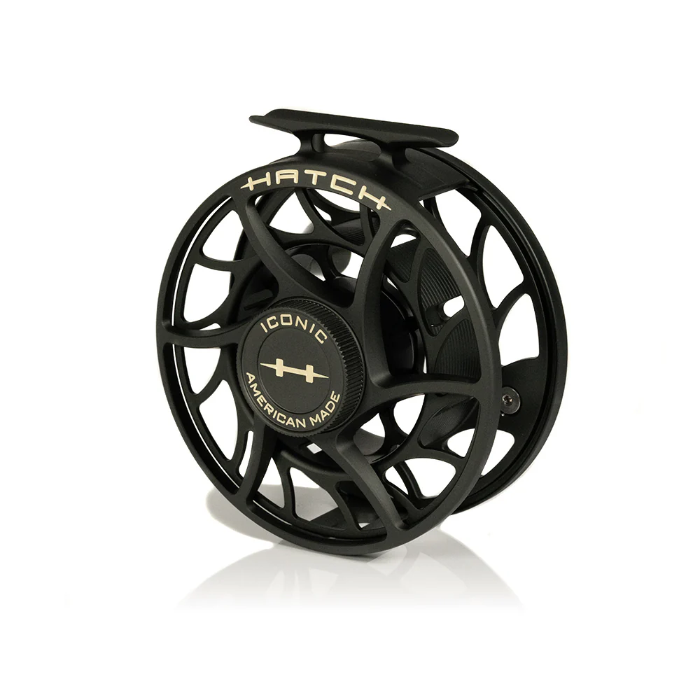 Hatch Gargoyle Green Iconic Limited Edition 9 Plus Large Arbor Fly Reel - Image 2