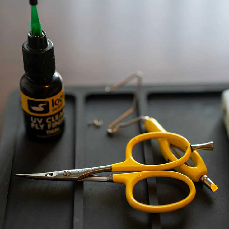 Loon Tungsten Carbide Curved Micro Tip Scissors with Precision Peg - Image 5