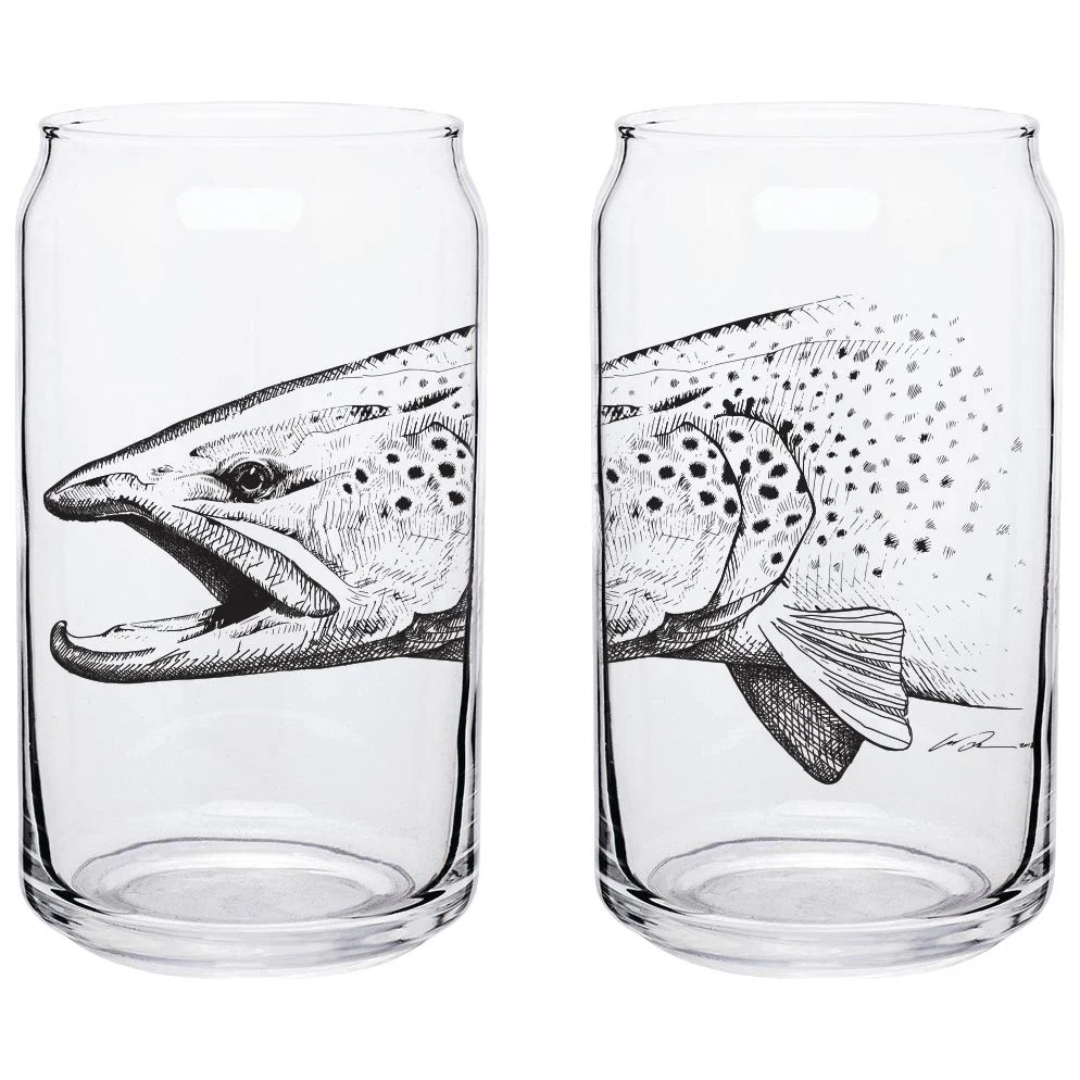 Rep Your Water Predator Beer Can Glass