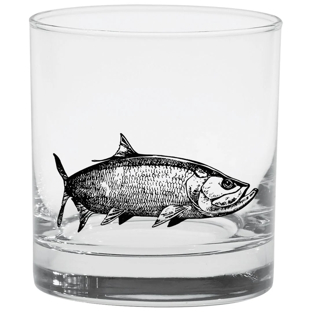 Rep Your Water Silver King Old Fashioned Glass