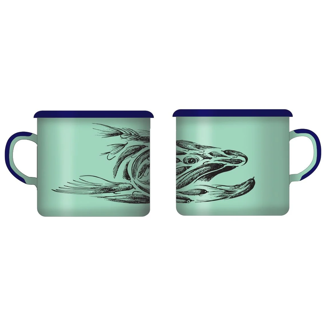 Rep Your Water Trout Streamers Mug