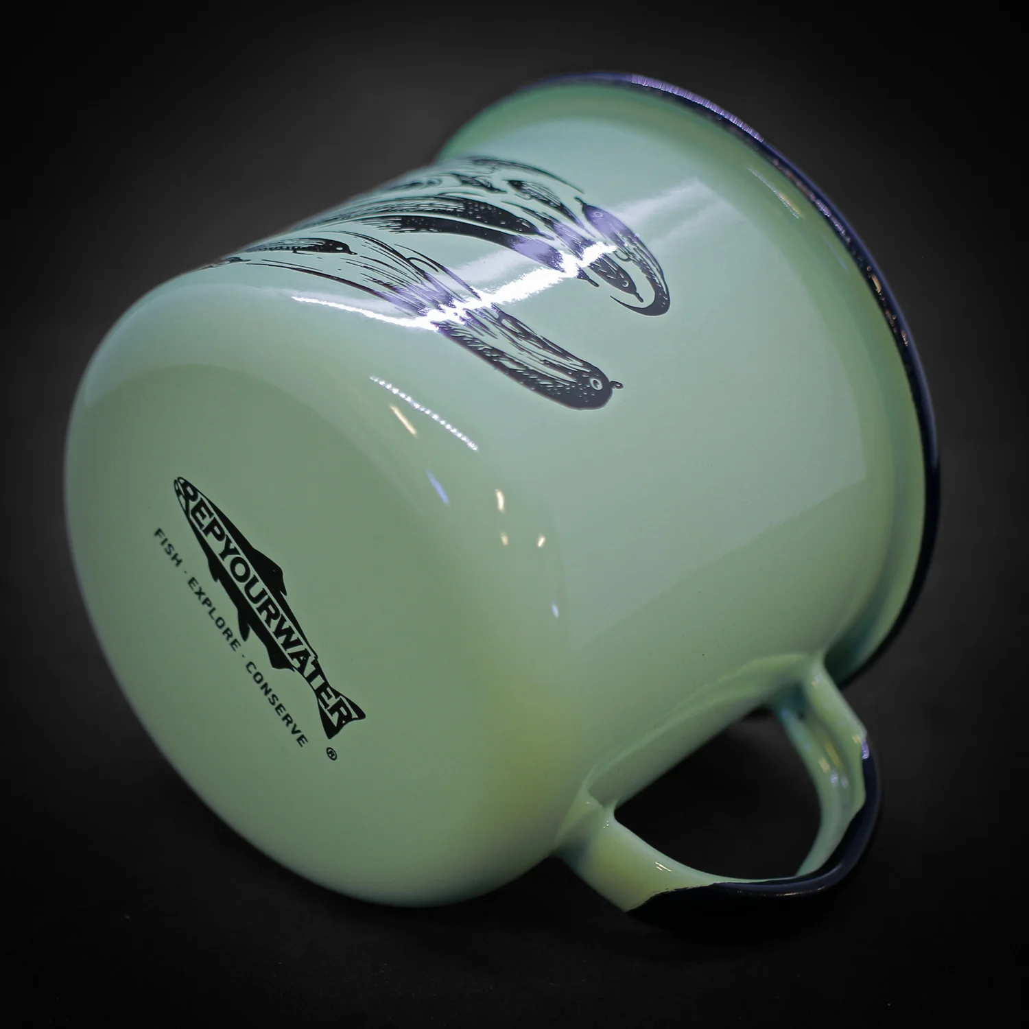 Rep Your Water Trout Streamers Mug - Image 5