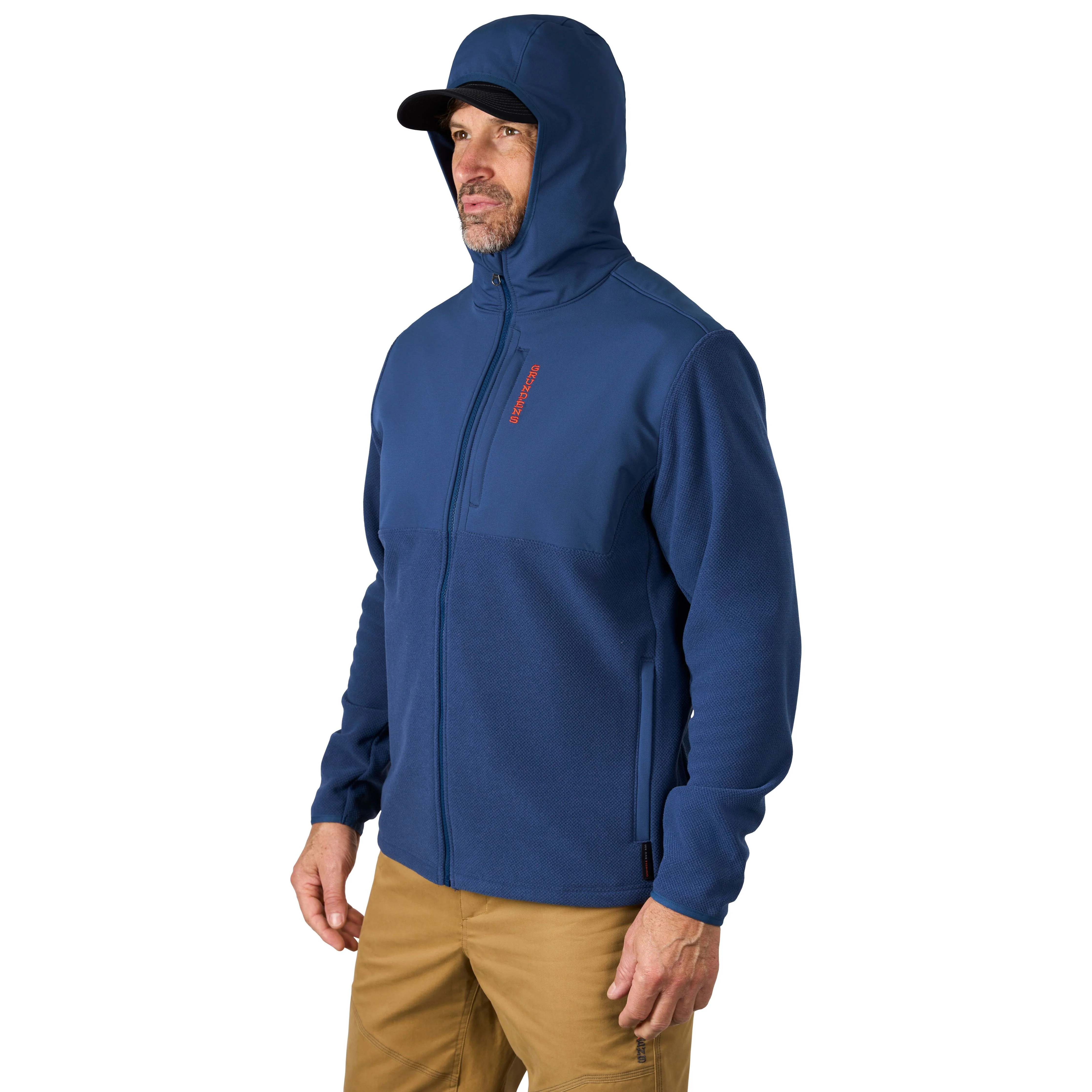 Grundens Men's Bering Fleece Pro Full Zip Hoodie - Image 12