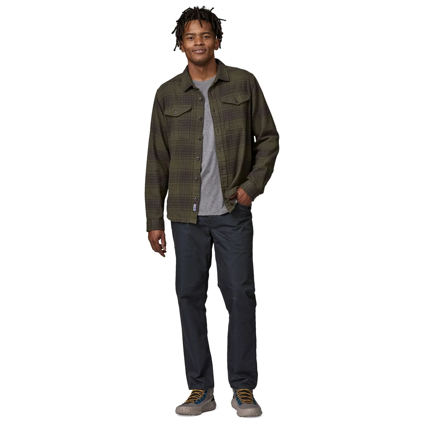 Patagonia Men's Fjord Flannel Shirt Sale - Image 19