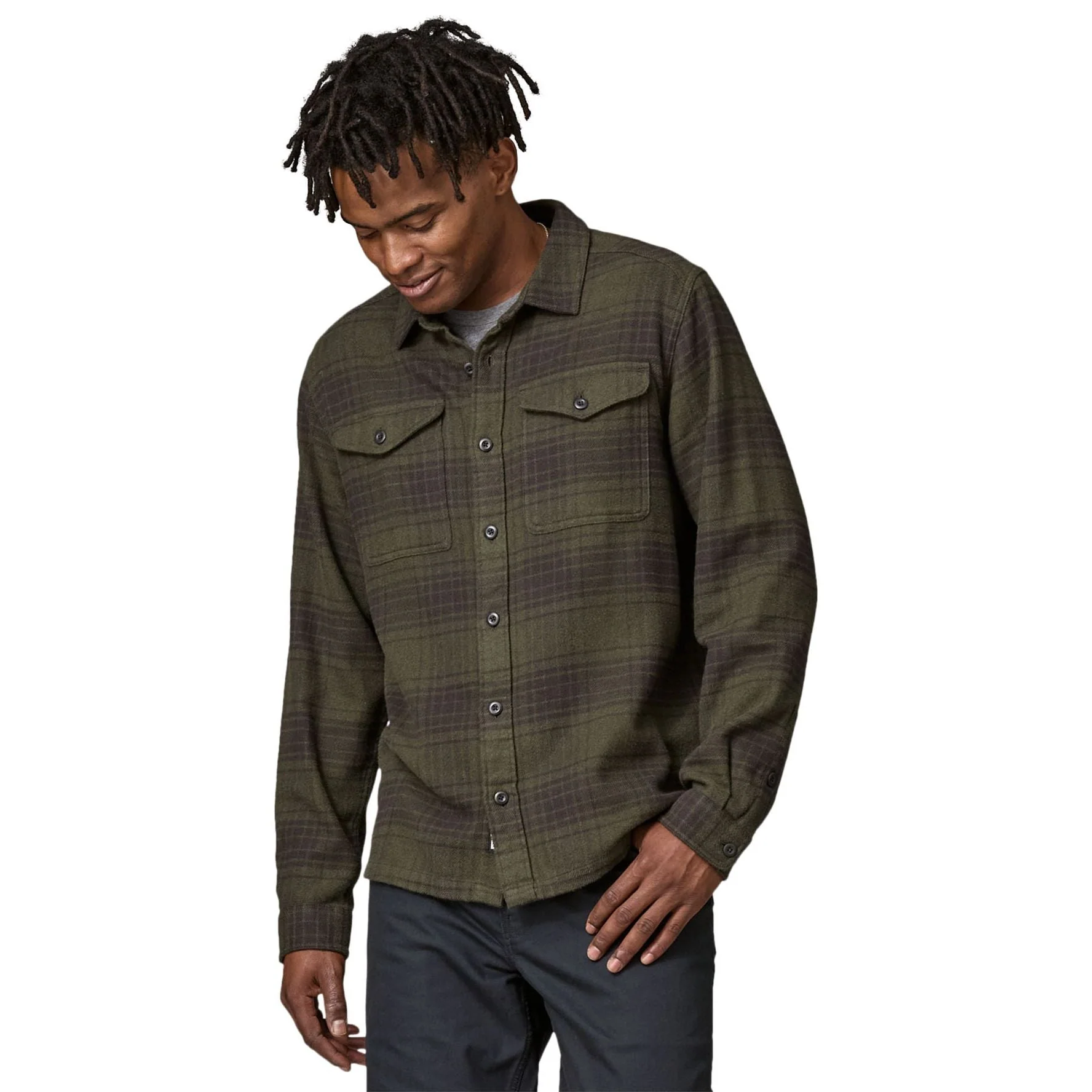 Patagonia Men's Fjord Flannel Shirt Sale - Image 20