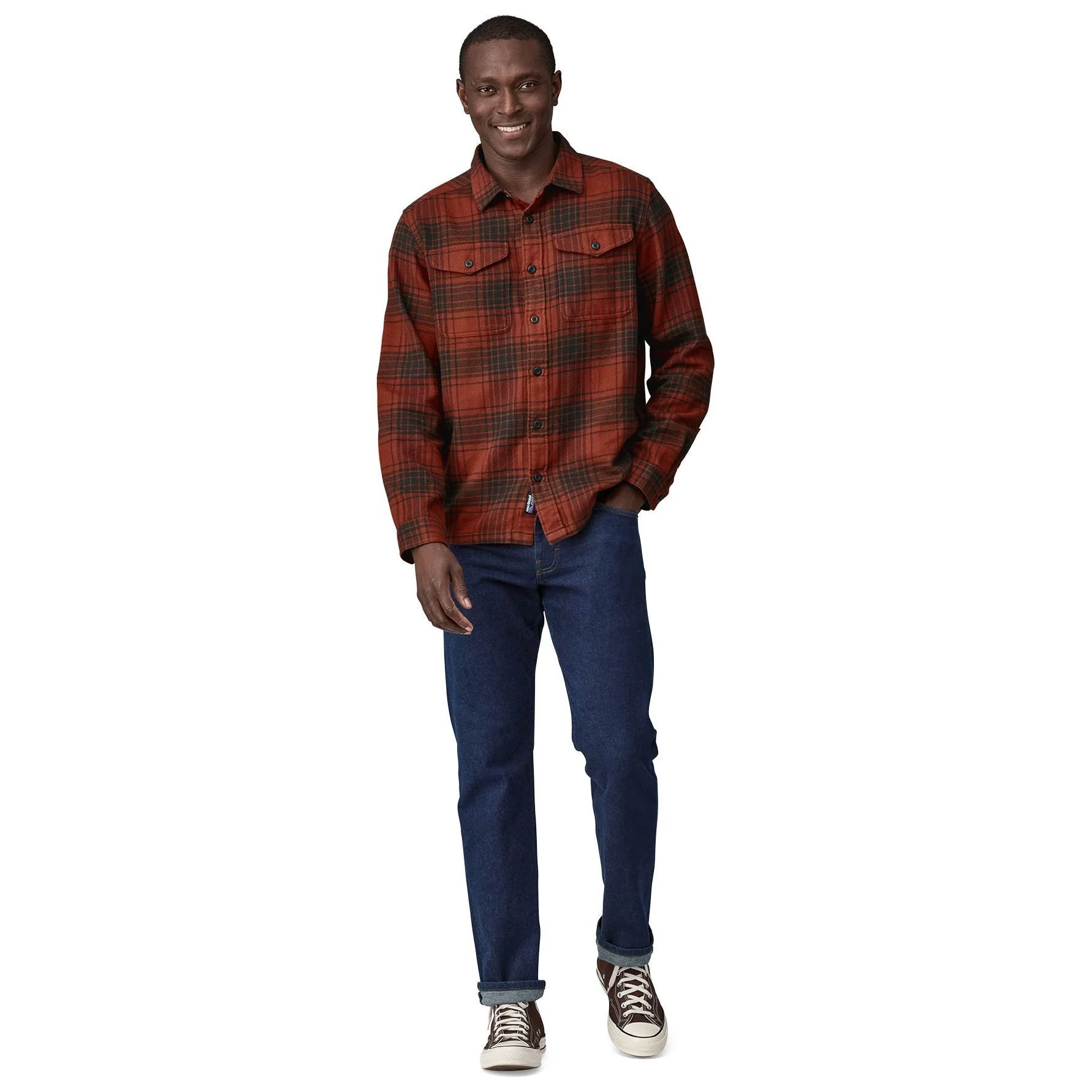 Patagonia Men's Fjord Flannel Shirt Sale - Image 23