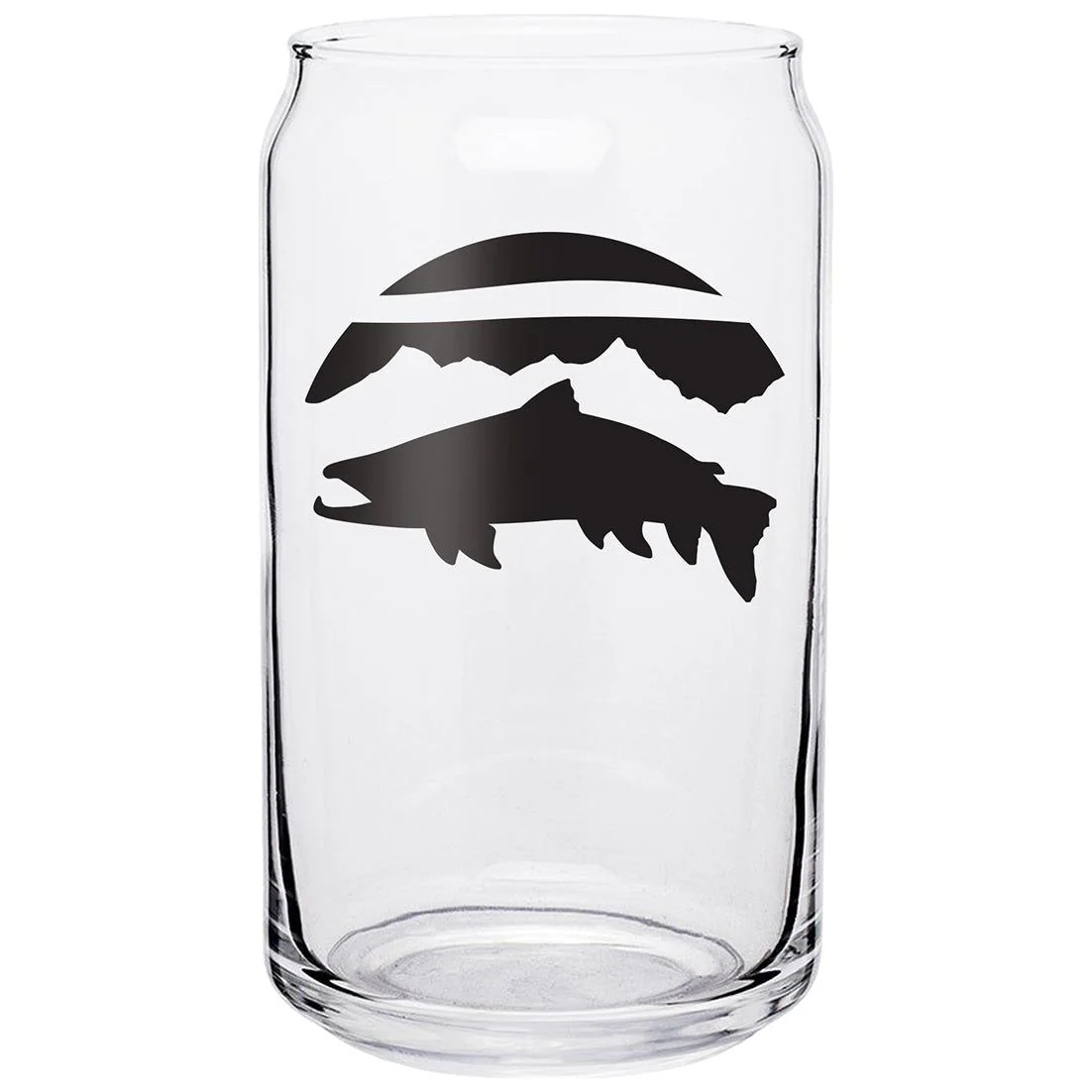 Rep Your Water Backcountry Trout Beer Can Glass