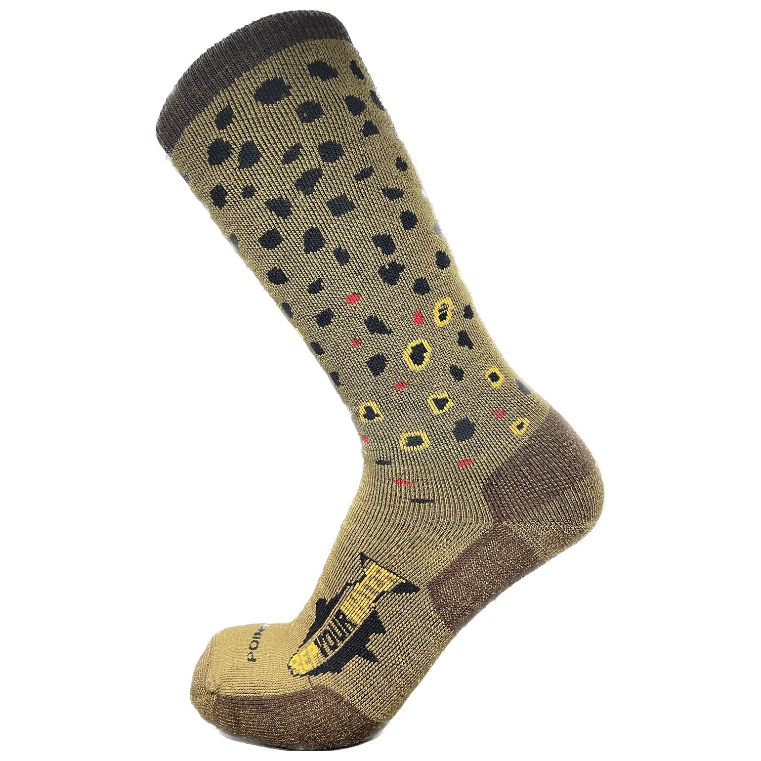 Rep Your Water Brown Trout Midweight Socks