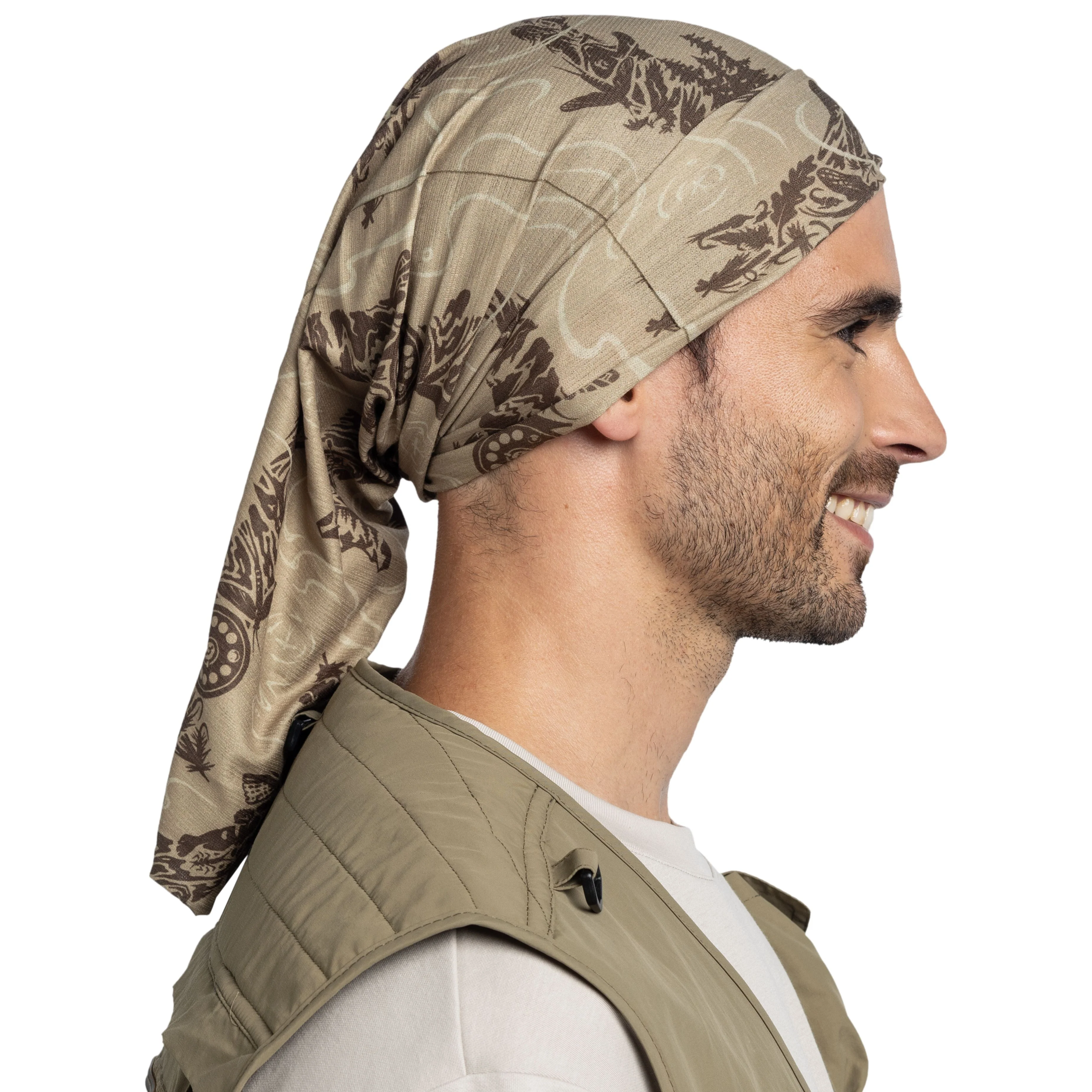Buff Angler Coolnet UV Lake River Khaki - Image 4
