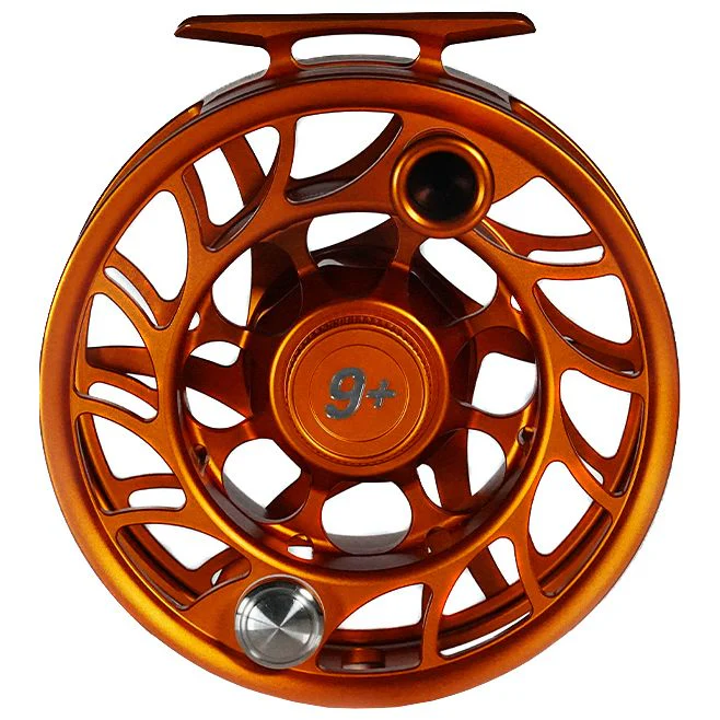 Hatch Custom Campfire Orange Iconic Limited Edition 9 Plus Large Arbor Fly Reel - Image 2