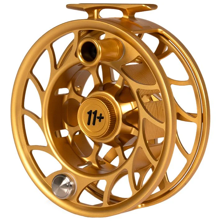 Hatch Custom Fool's Gold Iconic Large Arbor Fly Reel 11 Plus - Image 4