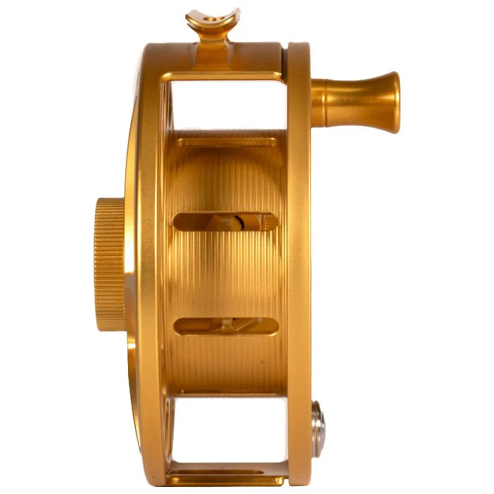 Hatch Custom Fool's Gold Iconic Large Arbor Fly Reel 11 Plus - Image 5