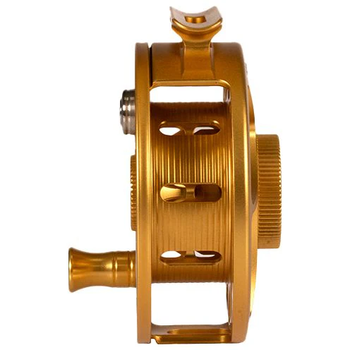 Hatch Custom Fool's Gold Iconic Large Arbor Fly Reel 3 Plus - Image 3