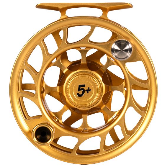 Hatch Custom Fool's Gold Iconic Large Arbor Fly Reel 5 Plus - Image 2
