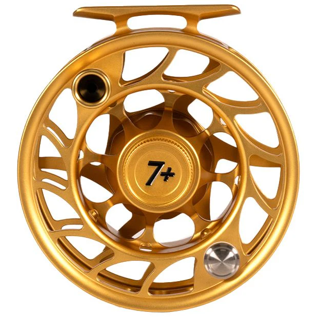 Hatch Custom Fool's Gold Iconic Large Arbor Fly Reel 7 Plus - Image 2