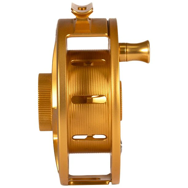 Hatch Custom Fool's Gold Iconic Large Arbor Fly Reel 7 Plus - Image 5