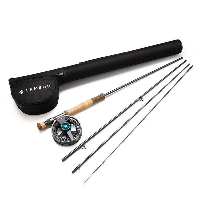 Lamson Liquid Max Fly Rod & Reel Outfit 9ft 8wt 908-4 - No Line