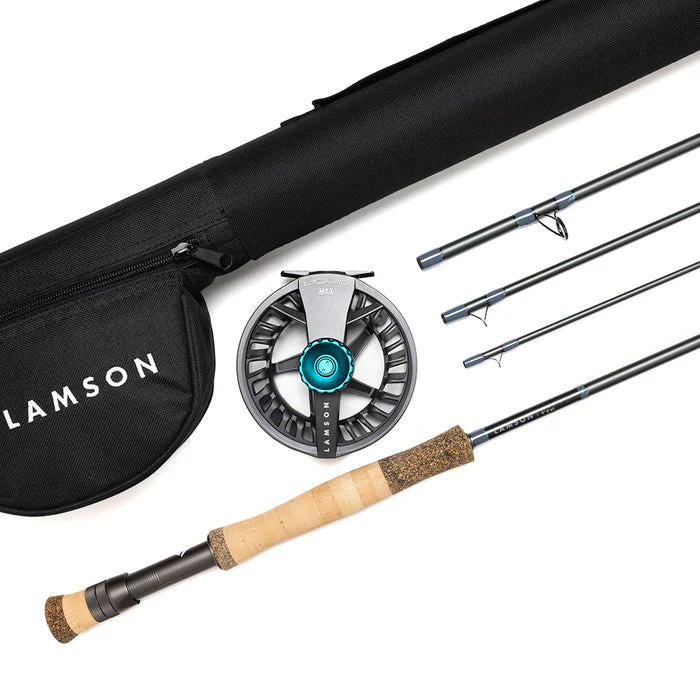 Lamson Liquid Max Fly Rod & Reel Outfit 9ft 8wt 908-4 - No Line - Image 3