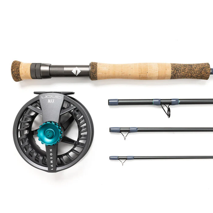 Lamson Liquid Max Fly Rod & Reel Outfit 9ft 8wt 908-4 - No Line - Image 4