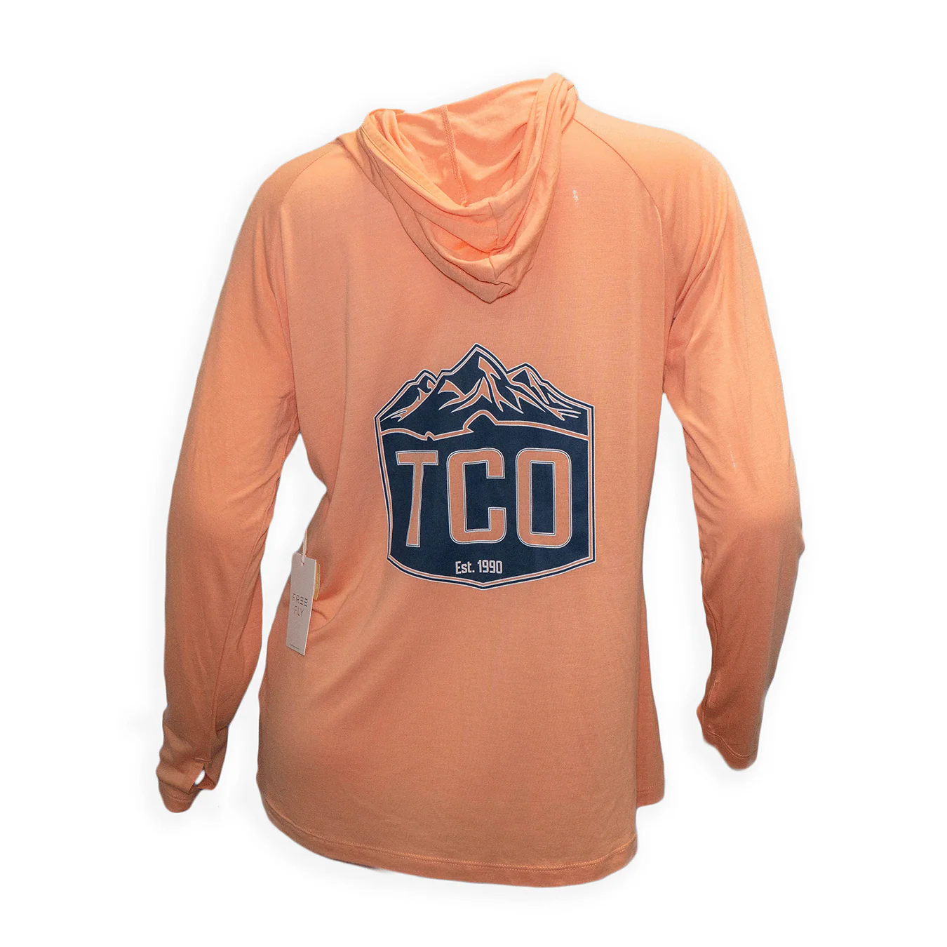 TCO Crest Logo Free Fly Women's Bamboo Lightweight Hoodie II - Image 3