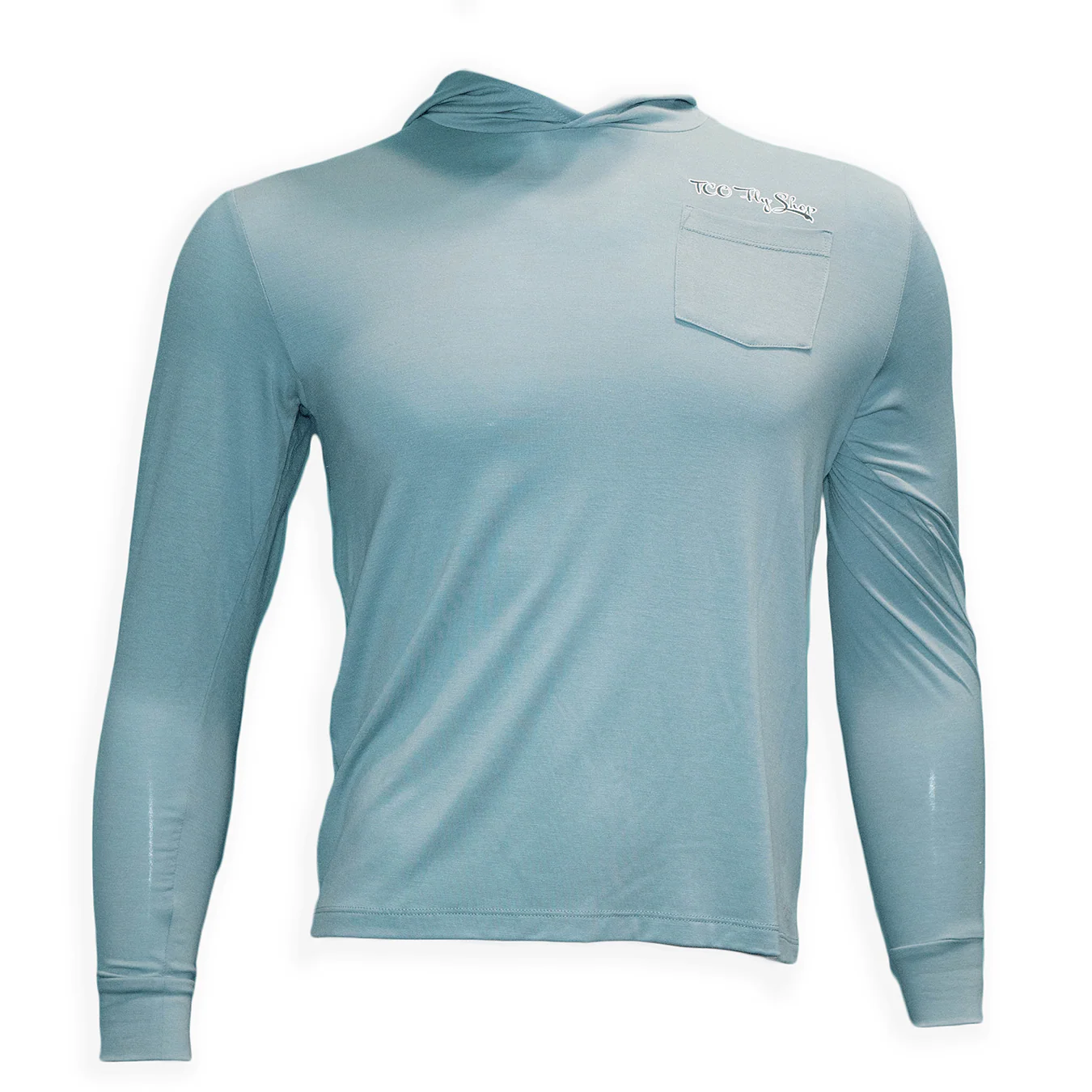 TCO Crest Logo Free Fly Youth Bamboo Shade Hoodie - Image 4