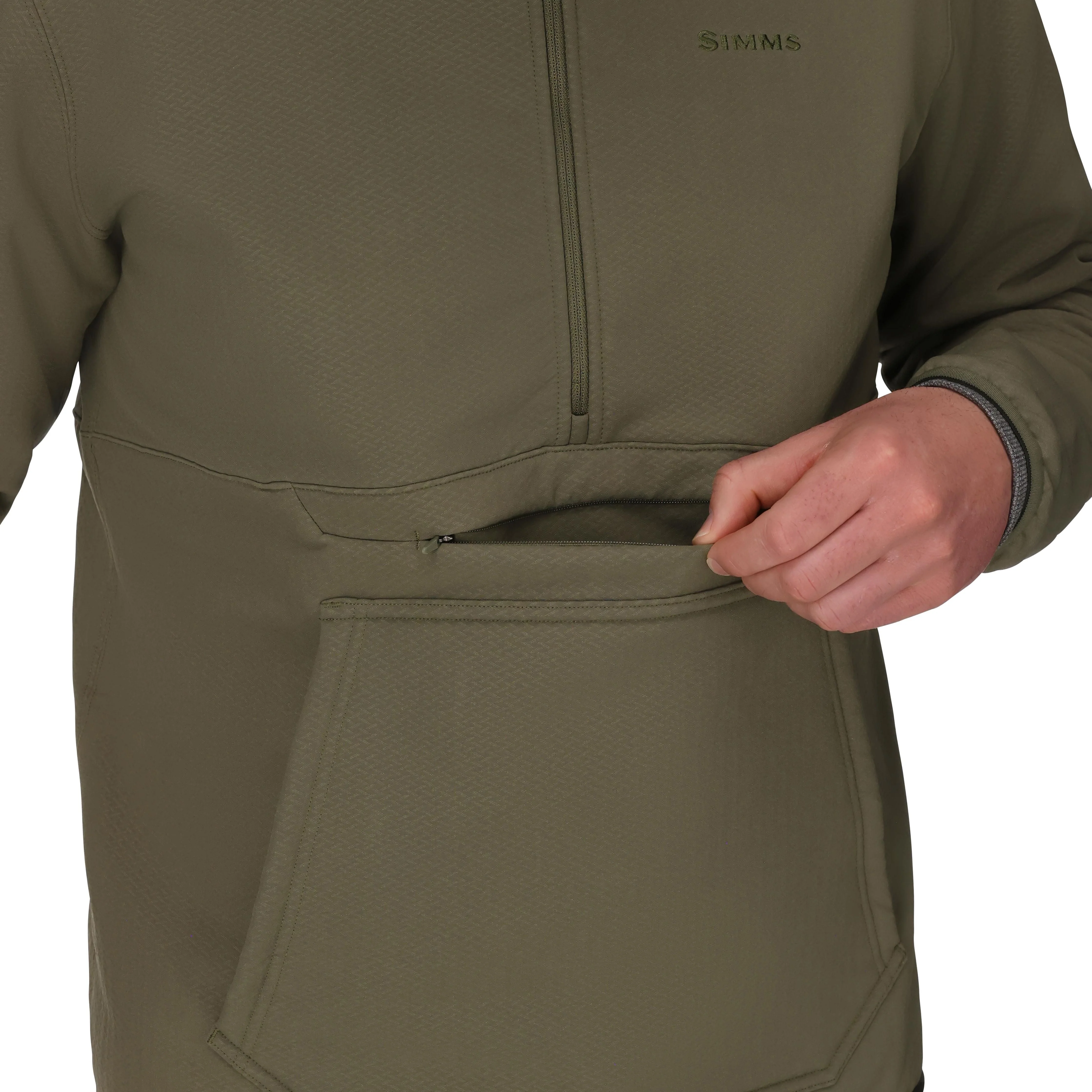 Simms Men's Strata 330 Half-Zip Hoody Sale - Image 7