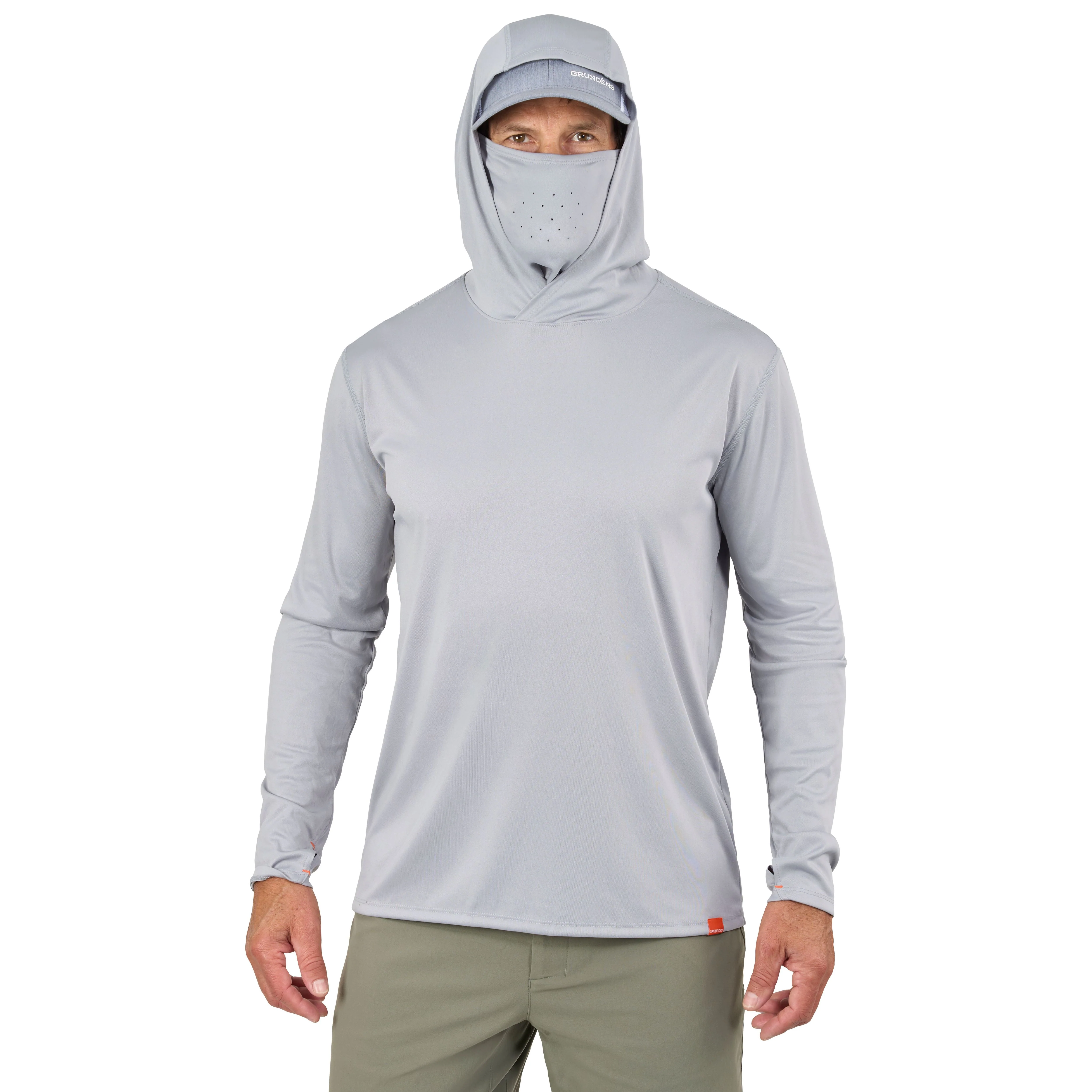 Grundens Men's Tough Sun Masked Hoodie - Image 9