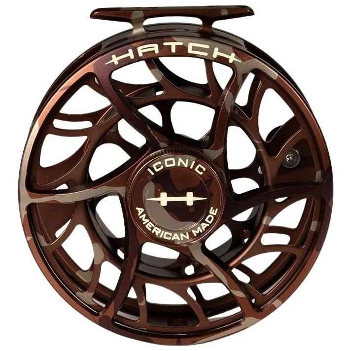Hatch Custom Camo Iconic Large Arbor Fly Reel 11 Plus - Image 2