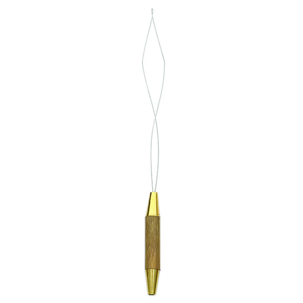 Dr. Slick Bamboo Bobbin Threader, w/Half Hitch Tool