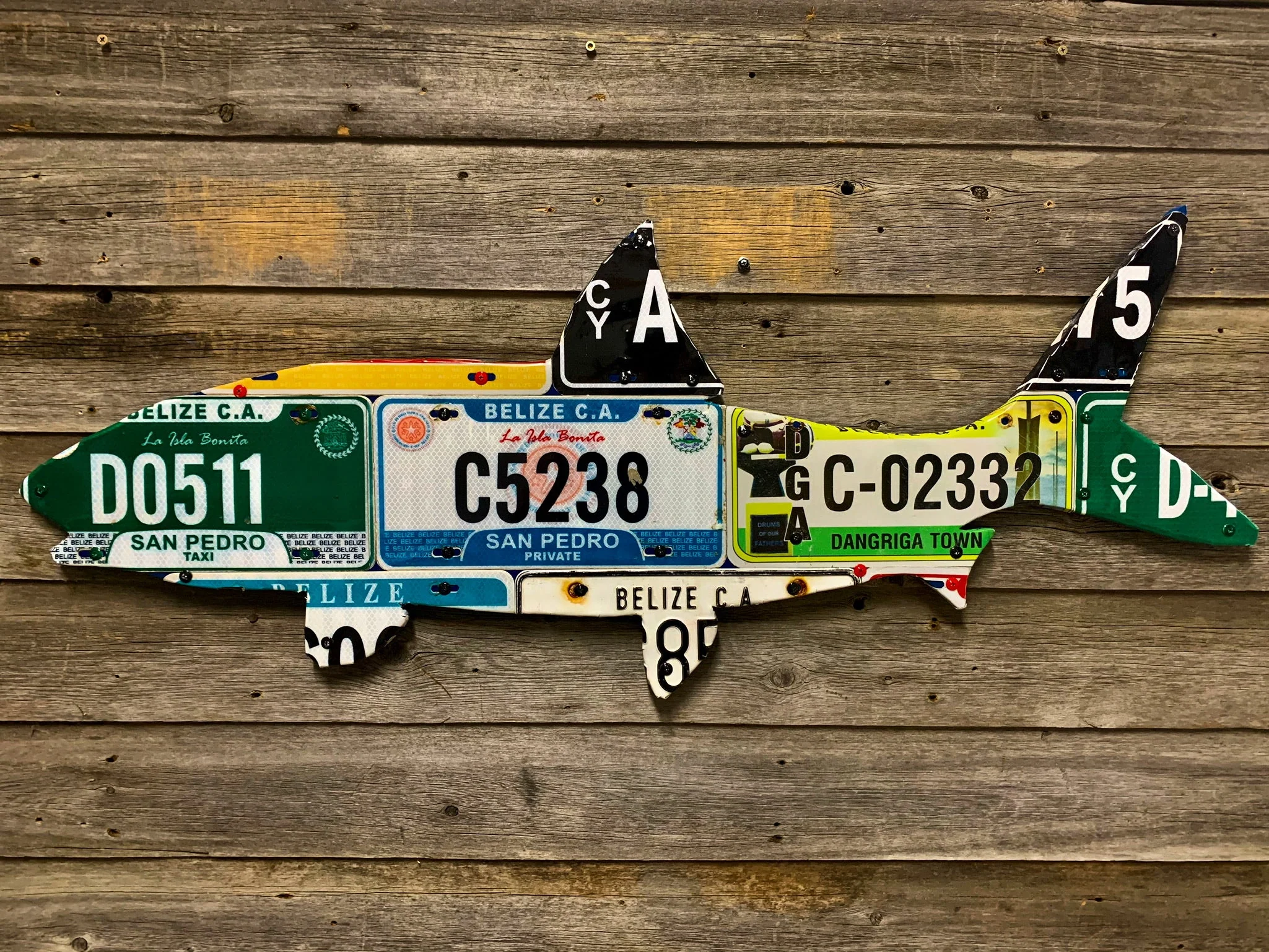 Belize Grand Slam License Plate Art Bundle (Permit/Tarpon/Bonefish) - Image 2