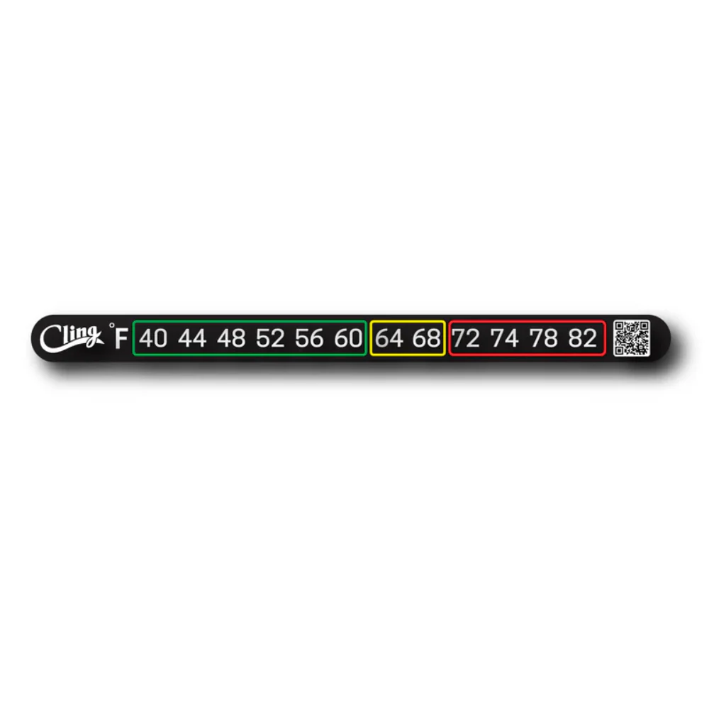 Cling Temperature Tape Stick On Thermometer