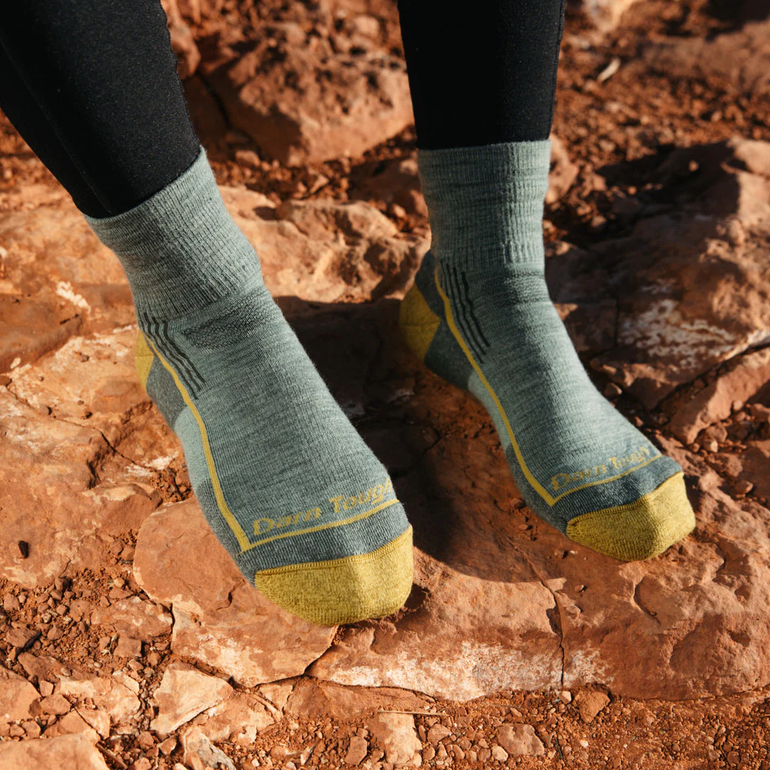Darn Tough Womens Hiker Quarter Midweight Cushion Hiking Socks - Image 2