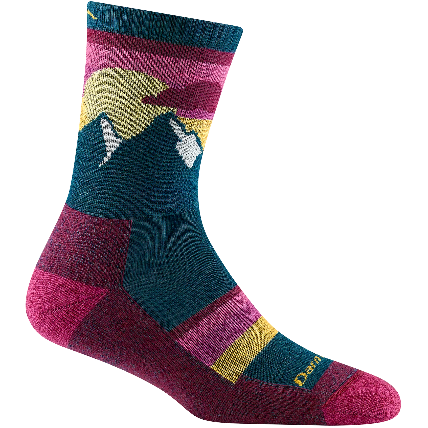 Darn Tough Women's Sunset Ledge Micro Crew Lightweight with Cushion