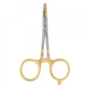 Dr. Slick Tim Tolletts Shot Wizard: Split Shot Clamp 5in. Gold Loops Gold Jaw Straight
