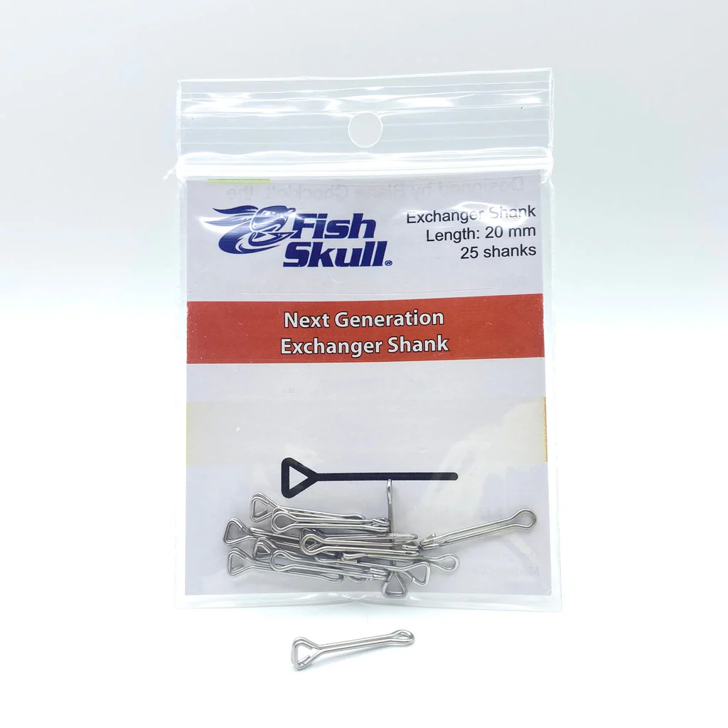 Fish-Skull ESH 20mm Exchanger Shank pkg of 25