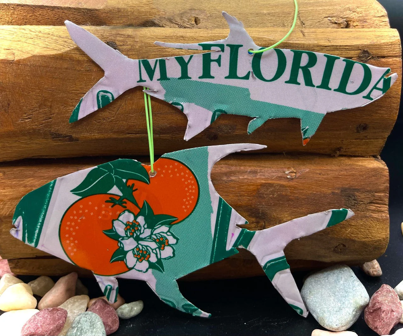Florida Permit License Plate Christmas Ornament - Image 2