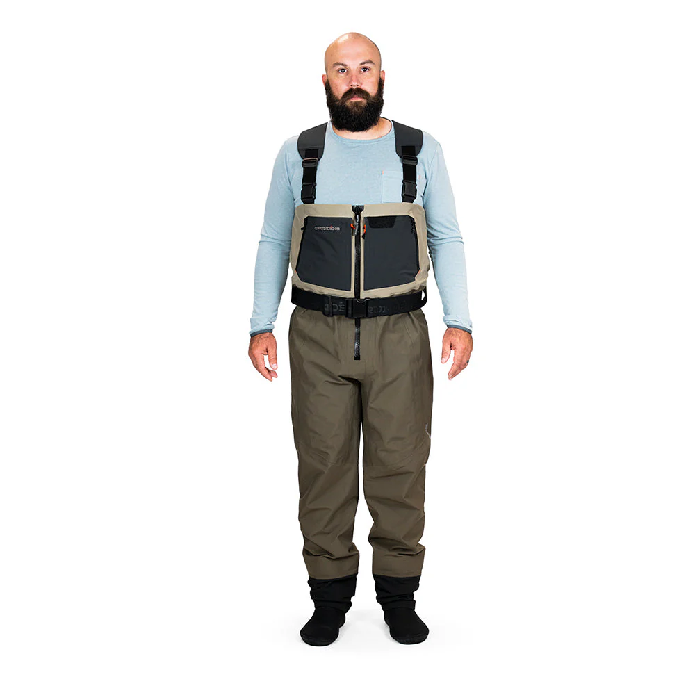 Grundens Mens Boundary Zip Stockingfoot Wader - Image 2