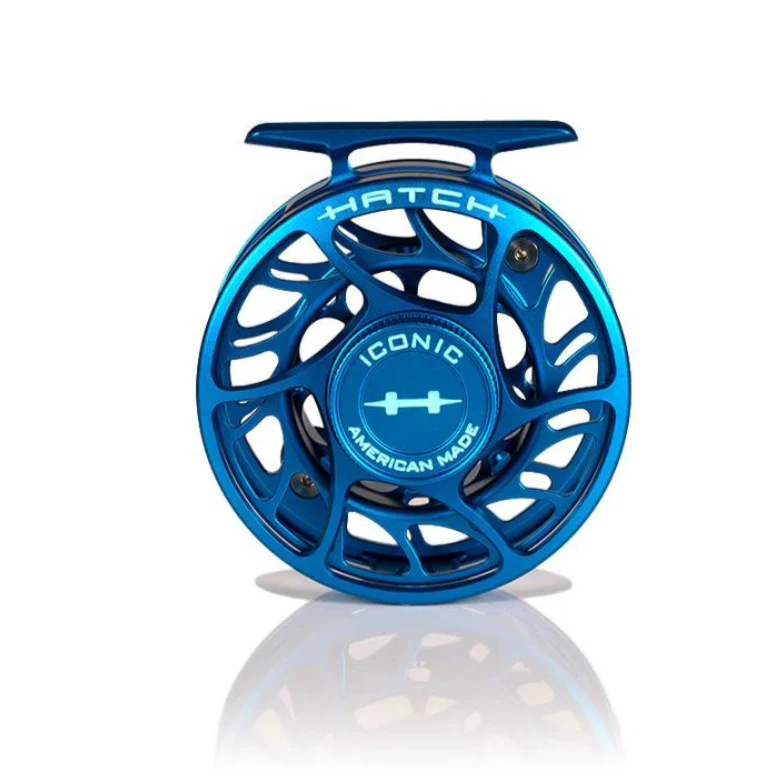Hatch Custom Kaiju Blue Iconic Limited Edition Large Arbor Fly Reel 3 Plus - Image 3