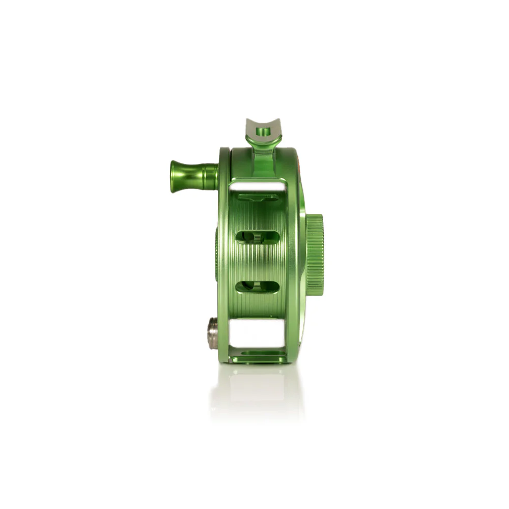 Hatch Outdoors Custom Iconic Martian Green Limited Edition Large Arbor Fly Reel 3 Plus - Image 3
