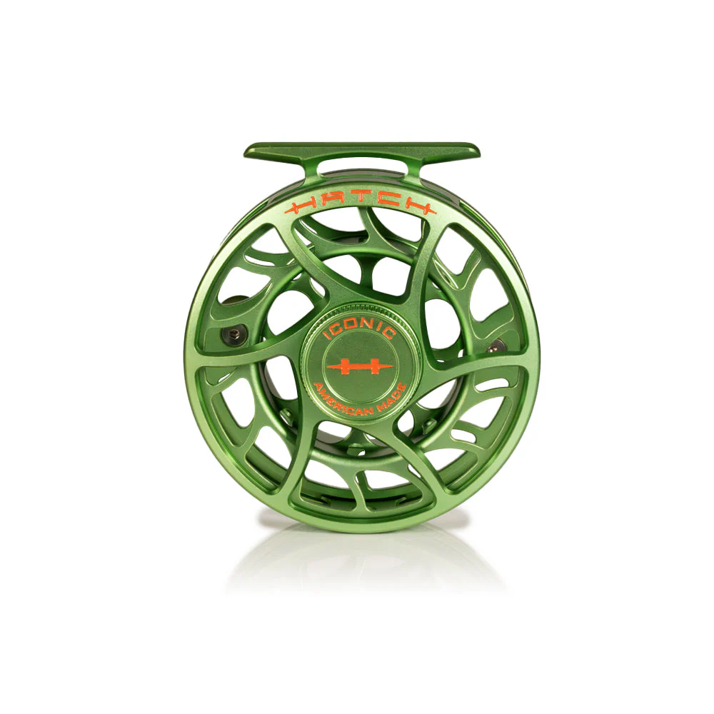 Hatch Outdoors Custom Iconic Martian Green Limited Edition Large Arbor Fly Reel 5 Plus - Image 4