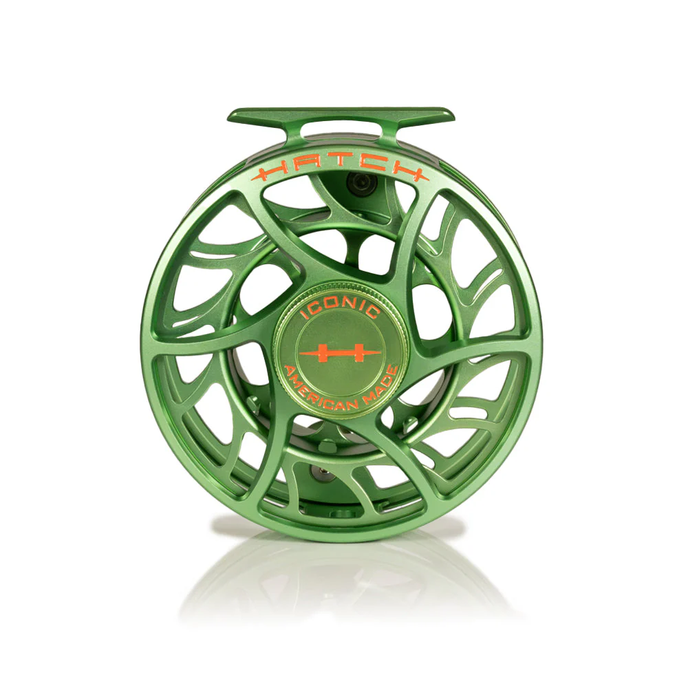 Hatch Outdoors Custom Iconic Martian Green Limited Edition Large Arbor Fly Reel 7 Plus - Image 4