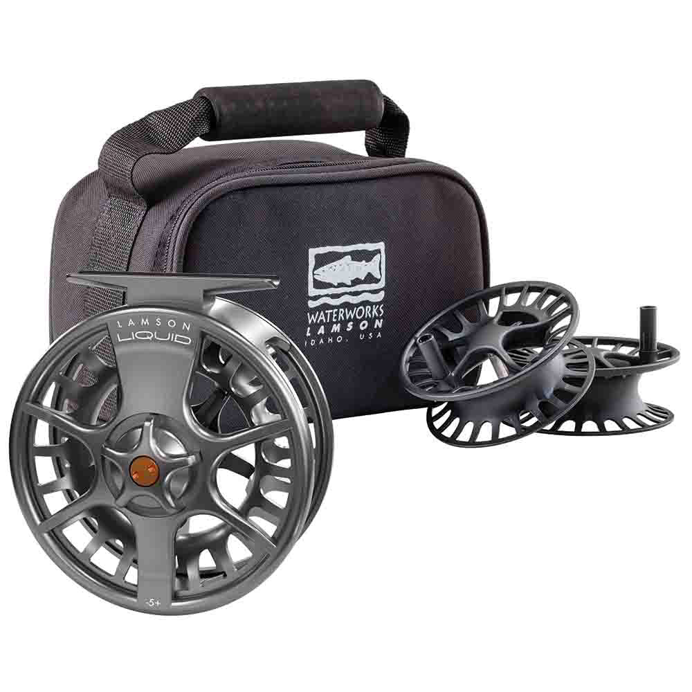 Lamson Liquid Fly Reel and Spools 3 Pack Sale -9+