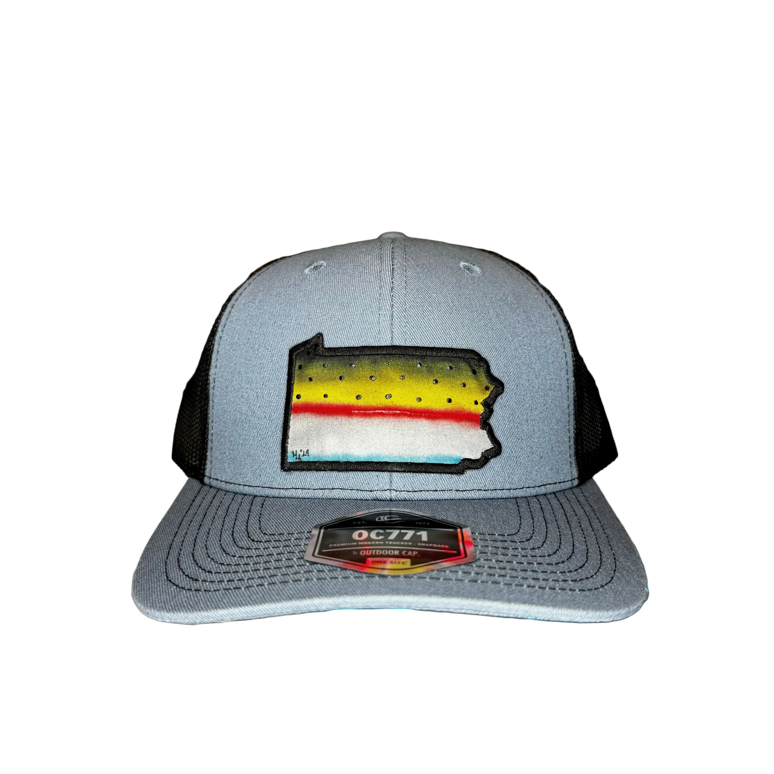 Pennsylvania Custom Painted Steelhead Hat