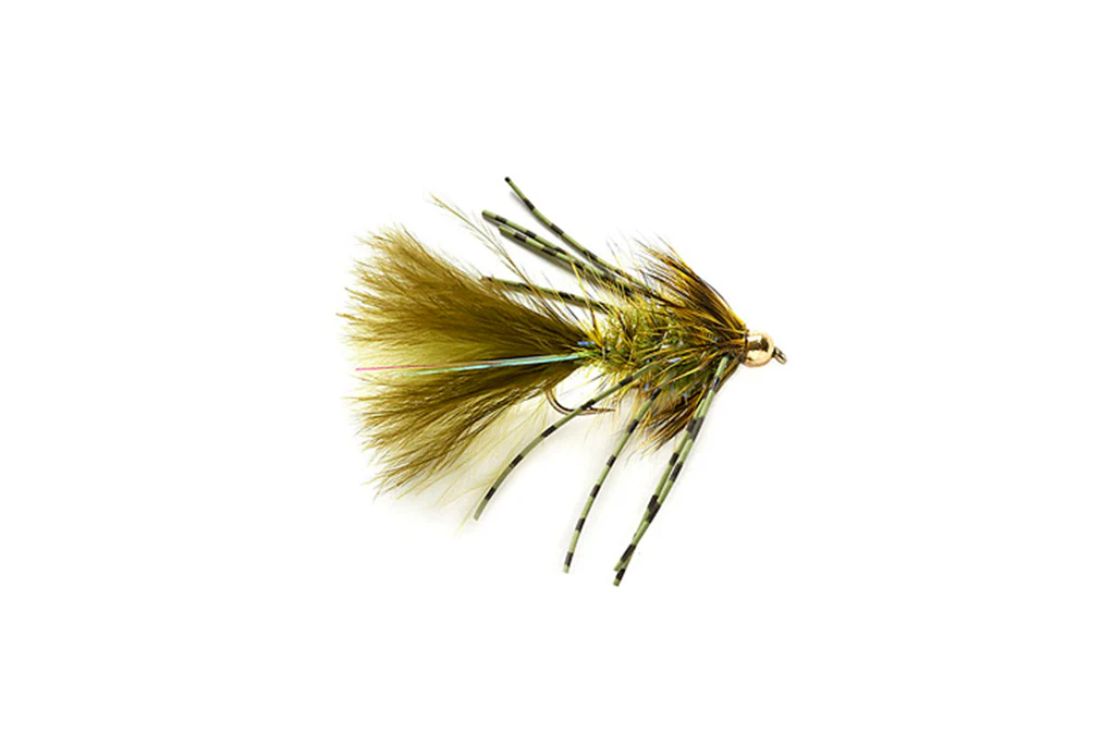 Rubber Legged Bugger Olive Tungsten Beadhead