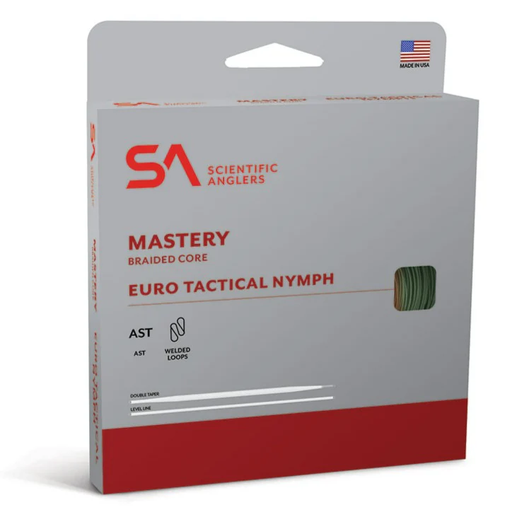 SCIENTIFIC ANGLERS MASTERY EURO TACTICAL NYMPH BRAIDED CORE LINE