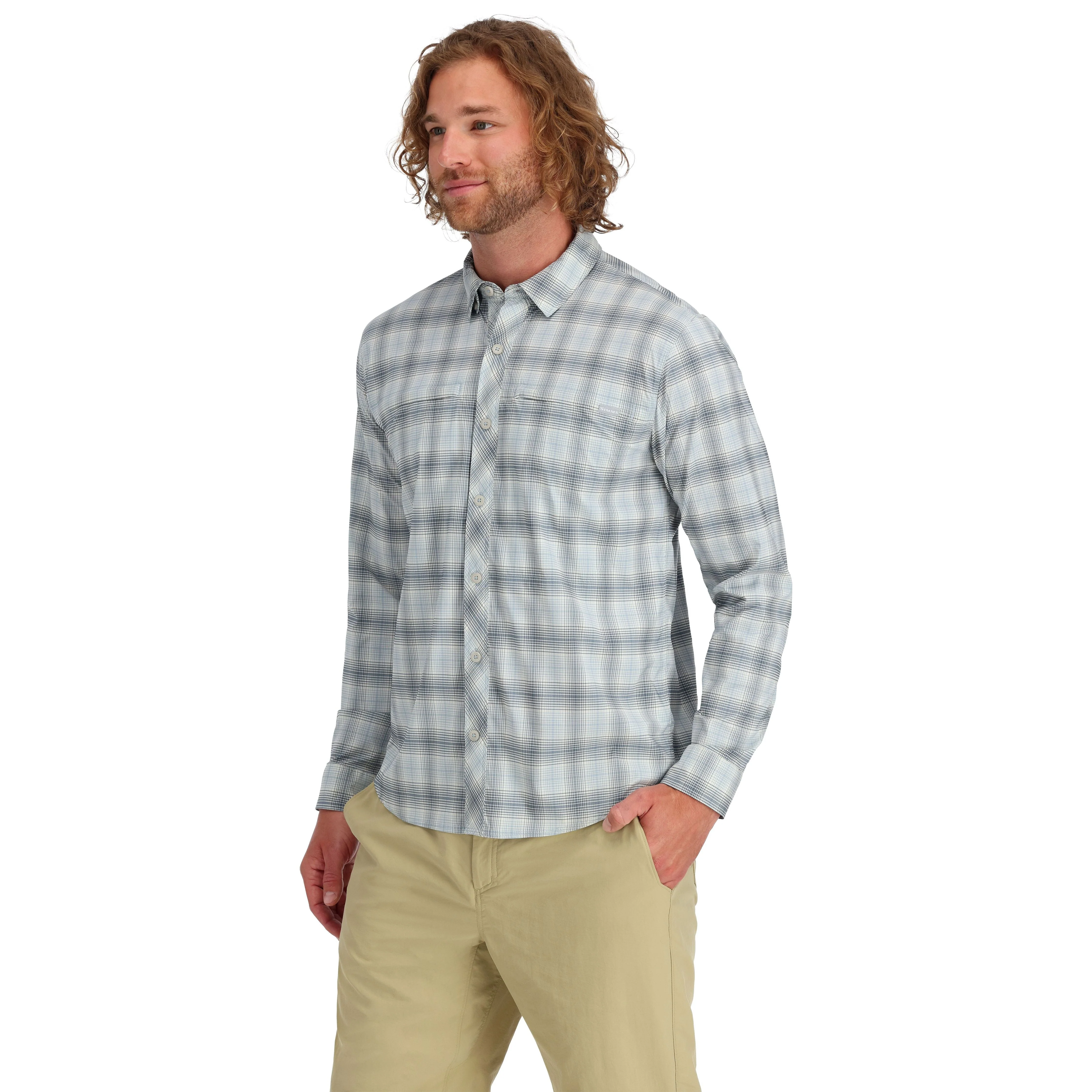 Simms Bugstopper Longsleeve Shirt Plaid Sale - Image 3